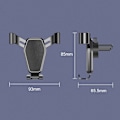 Miniatyrbilde 3 av 5: Gravity Bilholder Mobilholder Universal Luftventilfeste