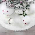 Miniatyrbild 3 av 5: Nya mönster Juldekorationer, jullovsartiklar, vit plysch julklänning, julklänning