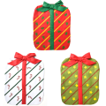 Miniatyrbild 1 av 5: 3st juldekorativa bowknot presentpåse Cover Juldagen Restaurang Hem Cartoon Stol Cover