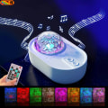 Miniatyrbild 1 av 6: Stjärnhimmel projektor Nattljus Rymdskeppslampa Galaxy LED projektionslampa Bluetooth högtalare för barn i sovrummet Heminredningslampa