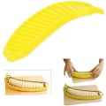 Miniatyrbild 5 av 5: Banan Slicer - Frukt Slicer - Slicer - Plast - Banan - Frukt - Cutter - Slicer - Kök - Frukt - Färg Random - Hem - Tillbehör