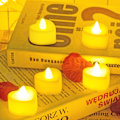 Miniatyrbillede 2 af 5: 6 stk. lysplade LED fyrfadslys Eid al-Adha Halloween ferie bryllupsfest kærlighedsform hemmeligt rum atmosfære rekvisitter