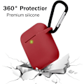 Miniatyrbild 2 av 5: Airpods Case Cover Kompatibel för AirPods 2 & 1, AirPods 2 & 1 Case Cover [Synlig LED - indikator] [Stöder trådlös laddning