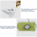 Miniatyrbild 5 av 5: Digital kyltermometer, vattentät frystermometer med krok, lättläst LCD-skärm, max/min inspelningsfunktion, perfekt för hemmet, restauranger och