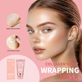 Miniatyrbillede 2 af 10: Lakerain-Collagen-Mask til natpakning Elasticitet Hydration Pleje Reducerer slaphed
