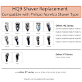 Miniatyrbillede 2 af 6: HQ9 Udskiftningshoveder Kompatible med Philipss Norelco Barbermaskine Spe