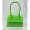 Miniatyrbillede 2 af 4: Dame taske ny jelly taske PVC håndtaske langt håndtag mini håndtaske, 1 stk - grøn