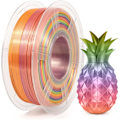 Miniatyrbillede 1 af 5: Regnbue PLA 1.75 Filament, Flerfarvet Silke Regnbue Pla 3D Printer Filament, Dimensional +/- 0.03 mm, 1KG Spole
