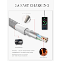 Pikkukuva 5 / 6: 6 kpl 2 m punottuja Lightning-kaapeleita latausdatakaapeli Samsung XIAOMI HUAWEI