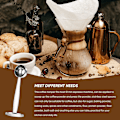 Miniatyrbild 4 av 6: Kaffeskopor Espressomått i rostfritt stål, kaffepress