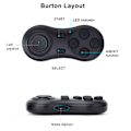 Miniatyrbild 3 av 7: Bärbar Mini Bluetooth Controller Kompatibel VR Controller PC Gamepad Joystick Fjärrkontroll Fjärrkontroll Gamepad för Android/iOS/PC