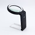 Miniatyrbillede 1 af 5: Håndholdt LED lup multifunktionel lup sammenklappelig med graveret 30 gange high-definition lup bordlup