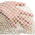 Miniatyrbilde 7 av 7: [2-pakning] Premium nettinghandlenett, gjenbrukbare frukt- og grønnsaksposer, lange håndtak, 100 % bomullsnettposer, frukt- og grønnsaksposer, beige (Portab