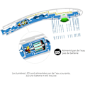 Miniatyrbild 5 av 5: LED-färgskiftande duschmunstycke Duschhuvud med LCD digital temperaturdisplay Handduschar för badrum Handdusch i krom Stor 3 duschlägen (G1/2 tum