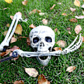 Miniatyrbilde 5 av 7: Halloween Spøkelseansikt Gresskar Lysestake Lyslampe Skrivebord D
