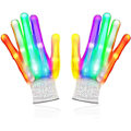 Miniatyrbild 1 av 6: LED-blinkande Rave-handskar, Blinkande Finger Light Up-handskar, LED-handskar, LED-handskar för barn, Halloween julstrumpor Coola leksaker Födelsedag