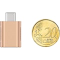 Miniatyrbild 4 av 5: USB C till USB adapter (2-pack), USB-C till USB 3.0-adapter, USB Type-C till USB adapter, (guld)
