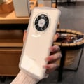 Miniatyrbilde 1 av 2: Passer for Huawei mate30 silikondeksel med fint hull, all-inclusive anti-wrestling beskyttelsesdeksel (hvit)