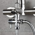 Miniatyrbild 3 av 7: Trevägsventil i massiv mässing G1/2" Handdusch Duschkomponenter Universal , krom DSF007