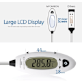 Miniatyrbild 2 av 6: Kökstermometer Gåva Män Kvinnor Jul Användbar termometer Matlagning Digital sond Mattermometer Omedelbar läsning Termometer