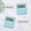 Miniatyrbild 5 av 6: Digital kökstimer med klocka/väckarklocka funktion, magnetisk baksida Digital kökstimer, kökstimer Stoppur Countdown Timer Management för Kit