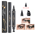 Pikkukuva 4 / 5: 2 kpl Eyeliner Aloittelijoille Turvallinen Kaksipäinen Nestemäinen Eyeliner Vedenpitävä Ei-Huimaava Silmä