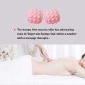 Miniatyrbild 6 av 6: Fit Roll Pro Massager Cellulit Trigger Point Massage Roller, multifunktionell för nacke, armar, ben, vävnader Smärtlindring och Deep Fascial Release Rosa