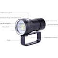 Miniatyrbillede 5 af 5: Dykkerlygte 18000 Lumen IPX8 Dykkerlamper 500M Undervands LED Undervandslygter Lommelygte til Udendørs Undervandssport