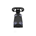 Miniatyrbillede 5 af 5: Bilspil Controller Racing Joystick Rat, Gamepad Racing Rat Beslag Sort