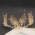 Miniatyrbilde 5 av 5: 2 stk Håndlagde Bursdagsfest Hodeplagg Europeiske og Amerikanske Krone Tilbehør (Gull+Sølv)