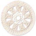 Miniatyrbild 1 av 4: Makrame Vägghängande Vävd Gobeläng Väggkonst Krans Boho Chic Heminredning Julklapp Mandala Festival för lägenhet Hem Sovrum Vardagsrum