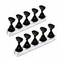 Miniatyrbild 1 av 6: 10 st nagelställ för pressning, nagelställ i falsk akryl, övningsställ för nagelvisning med magnetisk bas, spikspetshållare för salong och hemma gör det själv