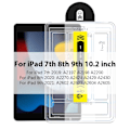 Miniatyrbillede 1 af 6: Skærmbeskytter hærdet glas til Ipad Pro 13 11 M4 12.9 A16 10 9 10. 9. Generation Air 5 4 3 M3 M2 Mini A17 7 6 Tilbehør iPad 7/8/9 [10,2"]