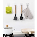 Miniatyrbild 3 av 7: Moderna väggkrokar i trä - [Set med 4 ] Enkel hatthylla - Förvaring