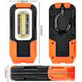 Miniatyrbillede 3 af 7: LED væglampe vandtæt veranda lampe, sort moderne vandtæt w