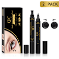 Pikkukuva 1 / 5: Musta nestemäinen eyeliner, 2 kpl nestemäistä eyelineriä, vedenpitävä, pitkäkestoinen ja tahriintumaton eyeliner-setti