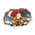 Miniatyrbild 5 av 5: Jul Led Lantern Light Batteridriven Julgran Jultomte Decor，D Vit julgranslykta