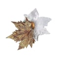 Miniatyrbillede 1 af 7: Maple Leaf Krystal Væglampe LED Soveværelse Væglampe Stue D