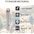 Miniatyrbild 2 av 6: Titanium utomhus nöd visselpipa, EDC loud whistle halsband fo