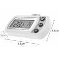 Miniatyrbild 3 av 5: Digital kyltermometer, vattentät frystermometer med krok, lättläst LCD-skärm, max/min inspelningsfunktion, perfekt för hemmet, restauranger och