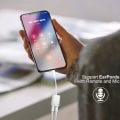 Pikkukuva 2 / 11: Kuulokeliitäntäsovitin iPhonelle, sovitinjakaja lataus- ja kuulokeliitäntään iPhone 11/XR/XS/X/7/8:lle, ääni ja lataus sekä puhelutoiminnot