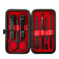 Miniatyrbild 1 av 5: Manikyr Set Personlig vård Nagelklipper Kit Lyx manikyr 8 i 1 Professionell Pedikyr Set Grooming kit Julklapp till män Man Pojkvän Par