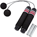 Miniatyrbild 1 av 5: Justerbart sladdlöst hopprep Anti-tangle hopprep Speed ​​​​Rope för uthållighet Boxningsträning MMA Tyngdlyftning Fitness Lämplig för dig och