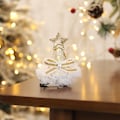 Miniatyrbillede 3 af 7: 8 stk. julehårklemmer søde hjorteører pandebånd udklædning hårtilbehør julehat perle hårklemme ca. 11,4*7,5 cm