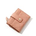 Plånbok Dam Läder Liten Bifold Liten Dammplånbok rosa