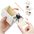 Miniatyrbild 2 av 5: Spider Scare Prank Box, rolig skrämsellåda i trä, Handgjord Rolig Prank Leksak, Praktisk Spider Box Prank Prank Presentleksak för barn Vuxna