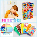 Miniatyrbild 4 av 5: Pop Fidget It Notebook, Push Bubble A5 Spiral Notebooks Fidget Toys, Söta kompositions anteckningsböcker, College Ruled Notebooks, Protable för skolkontoret