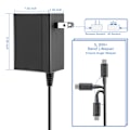 Miniatyrbild 5 av 7: Nintendo Game Console Adapter Laddare SWITCH Fire Bull ns Handle Base Power Charger (1 Pack)