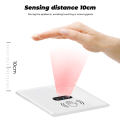 Miniatyrbilde 3 av 10: SMATRUL Vegg Smart Lysbryter Infrarød IR-sensor Ingen behov for berøring EU 220V 110V Glasskjermpanel Elektrisk strøm på av lampe white