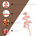 Miniatyrbild 5 av 5: Flower Building Block Kit, Creative DIY Flowers Botanical Collection Byggstensleksak för vuxna Jul Alla hjärtans heminredningskontor Winterberry